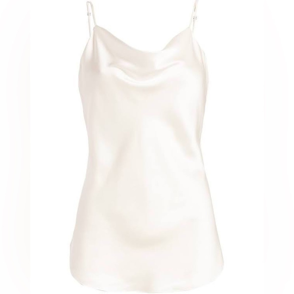 NWT Nick and Nash satin ivy cowl neck top